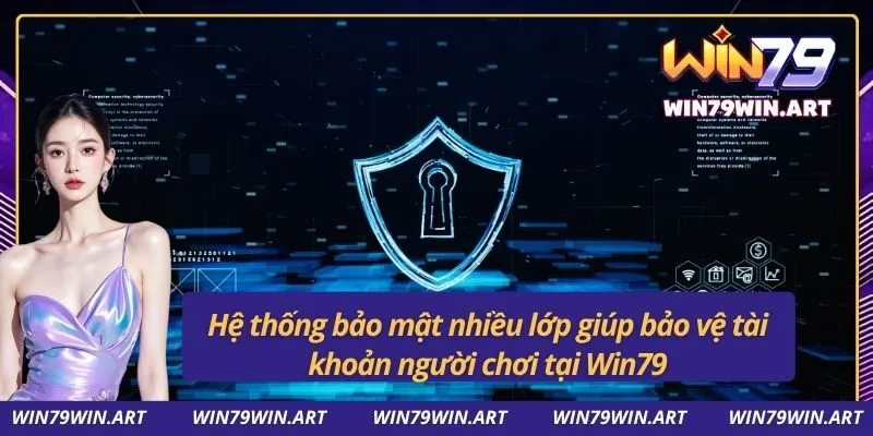 Hệ thống bảo mật nhiều lớp giúp bảo vệ tài khoản người chơi tại Win79